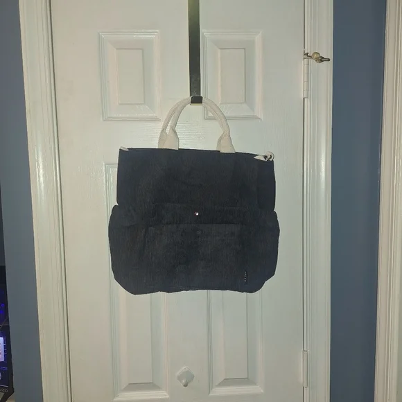 A Woman's Black Corduory Tote Bag By Prite** - Picture 2 of 7